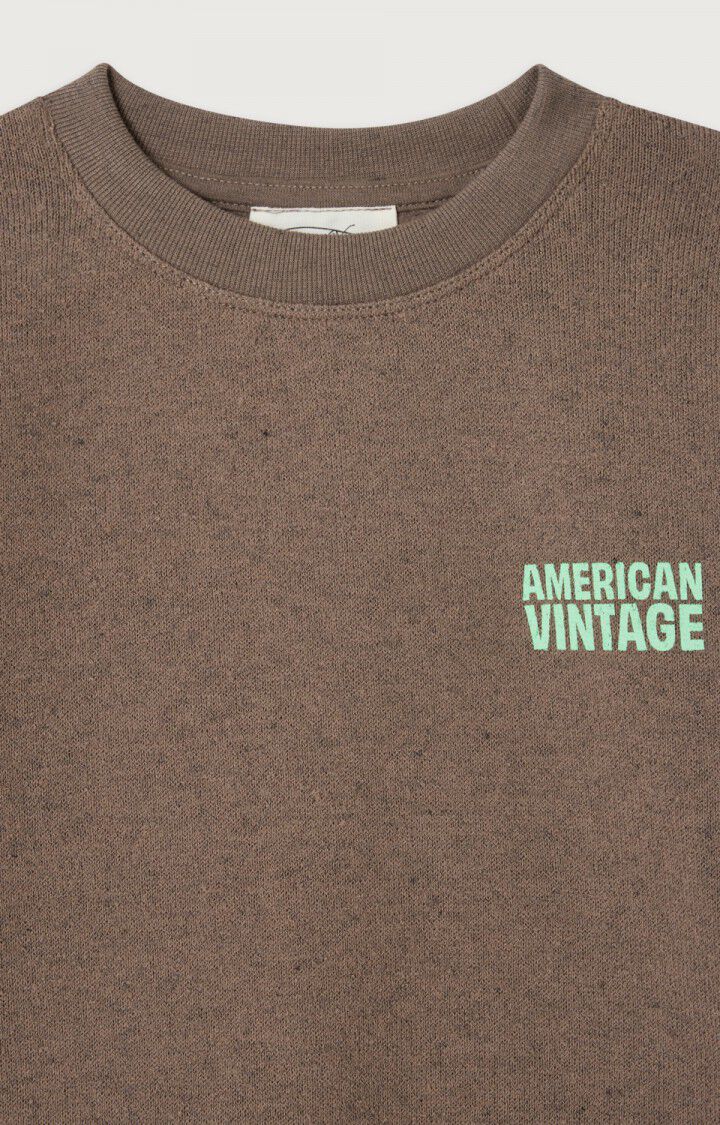 American Vintage - Kids t-shirt Evona OVERDYED BROWN