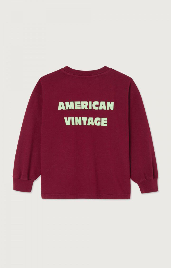 American Vintage - Fizvalley Longsleeve Bordeaux Vintage