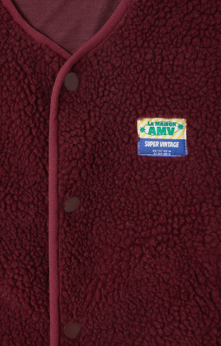 American Vintage - Hoktown Gilet Melange Burgundy