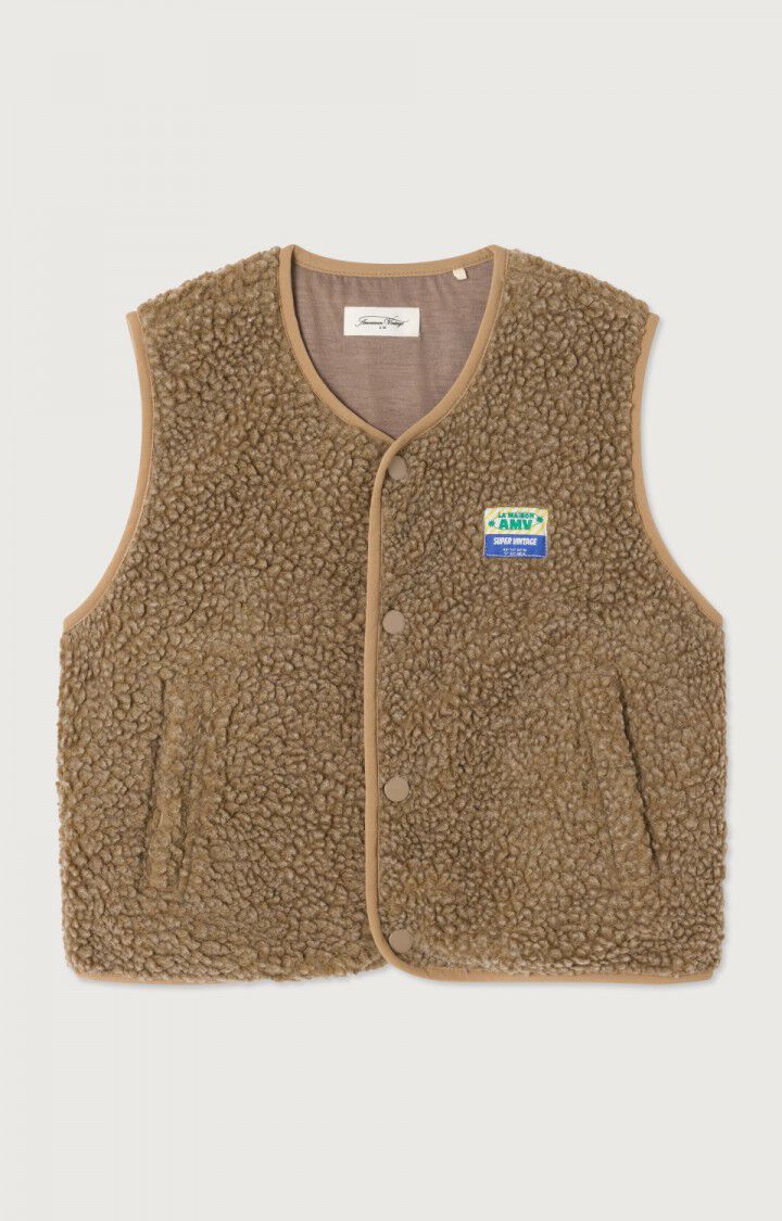 American Vintage - Hoktown Gilet Melange Nutmeg