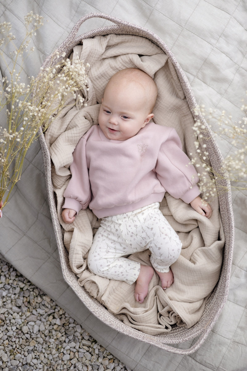 LEVV Babybroek Kristie white flower