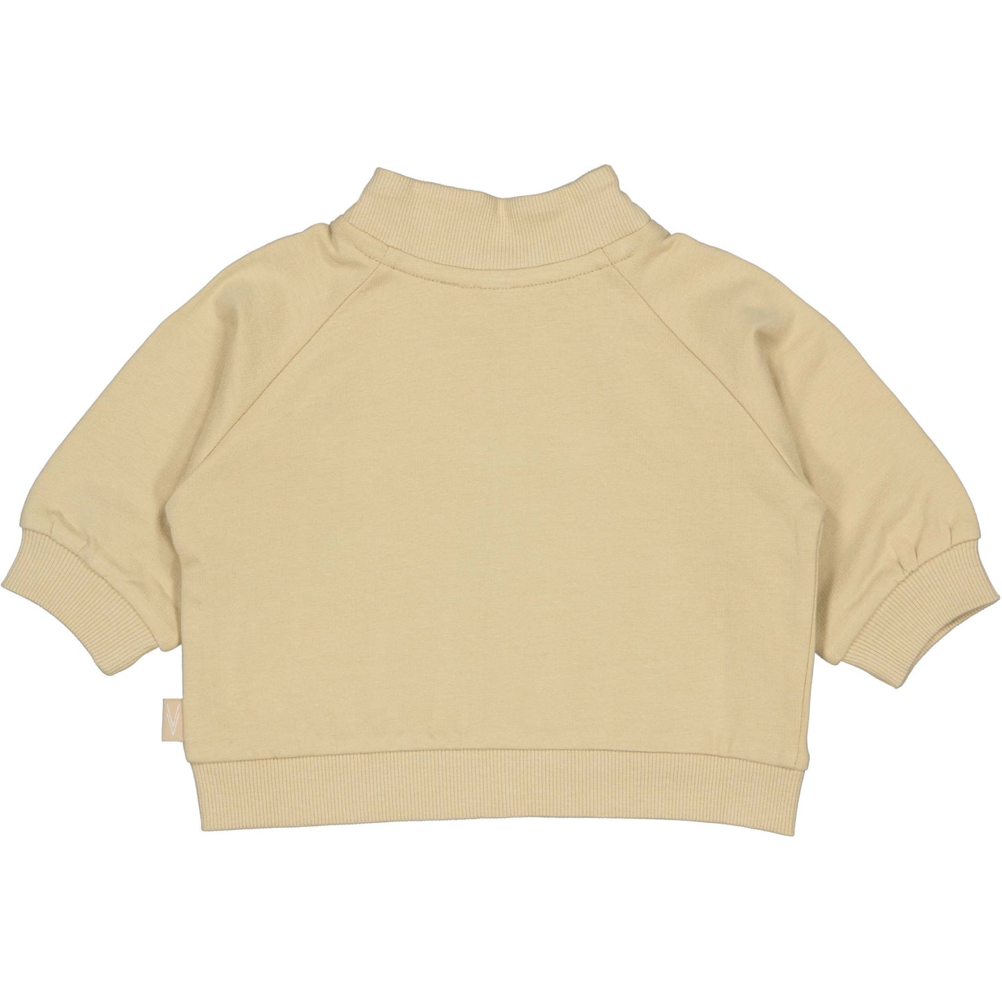 Levv - Niam Baby Vest Beige | Zacht Sweatvest van Biologisch Katoen met Ritssluiting