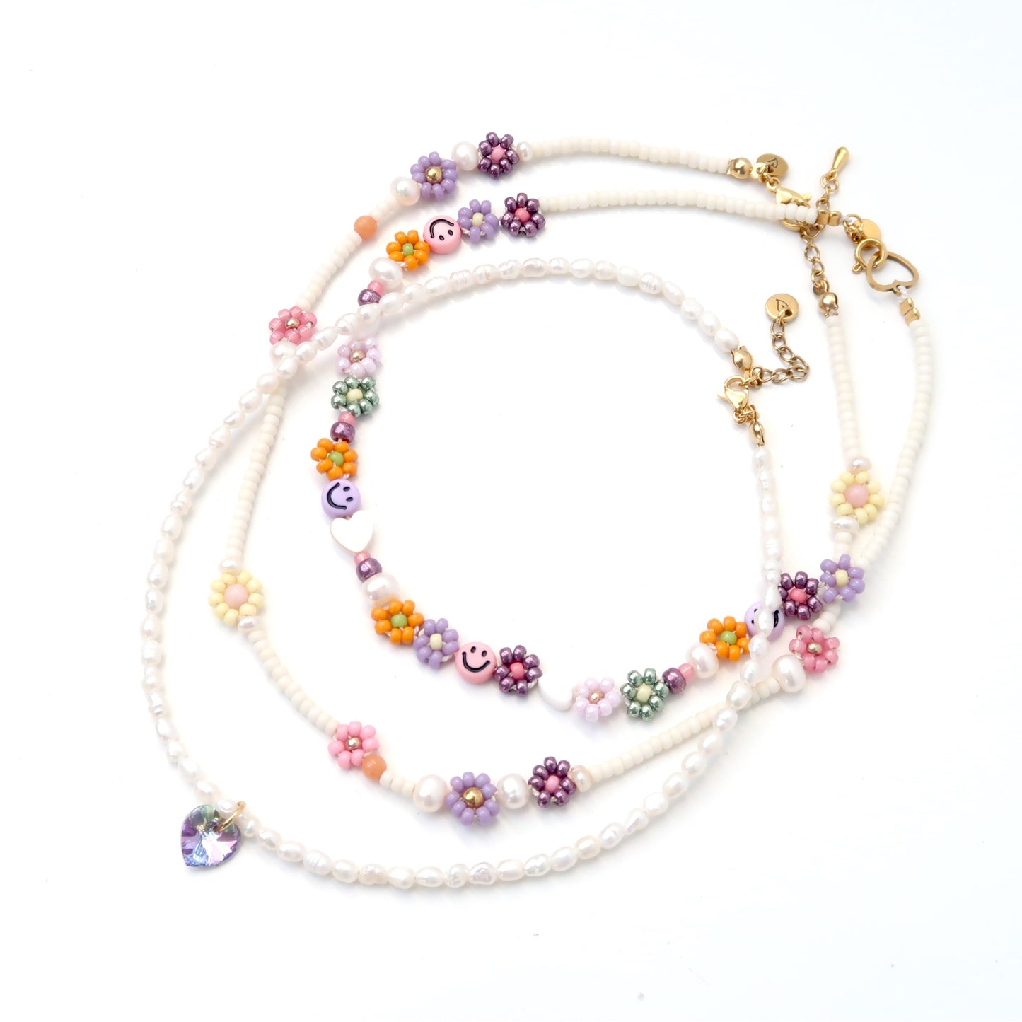 LOVEissue - Necklace | Shortie daisy smiley