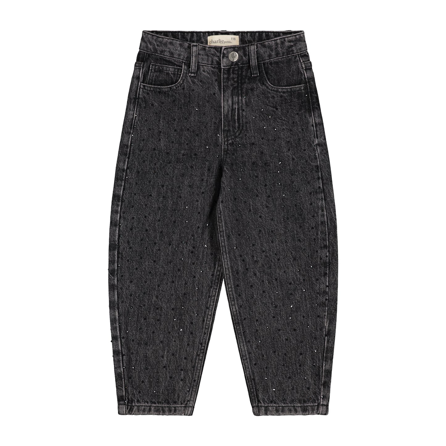 Charlie Petite - Lou Balloon Jeans Black