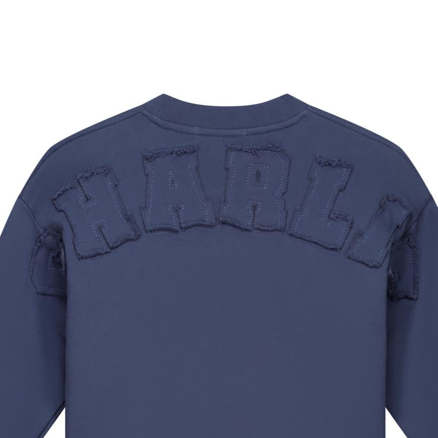Charlie Petite - Lux Sweater Denim Blue