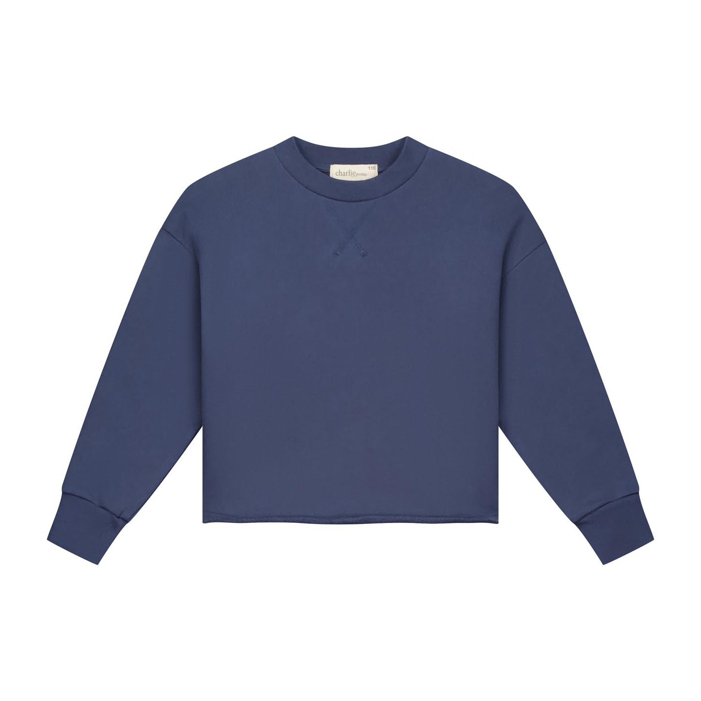 Charlie Petite - Lux Sweater Denim Blue