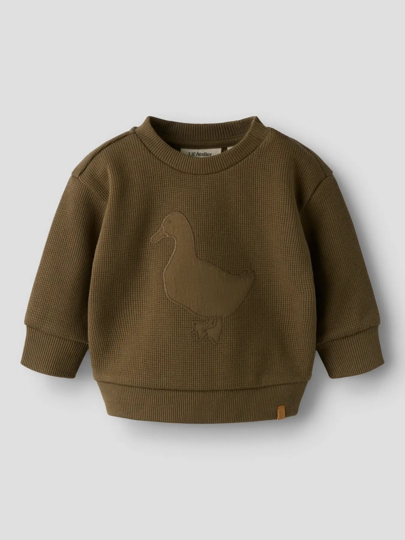 Lil' Atelier - Baby Sweater | Olive Duck
