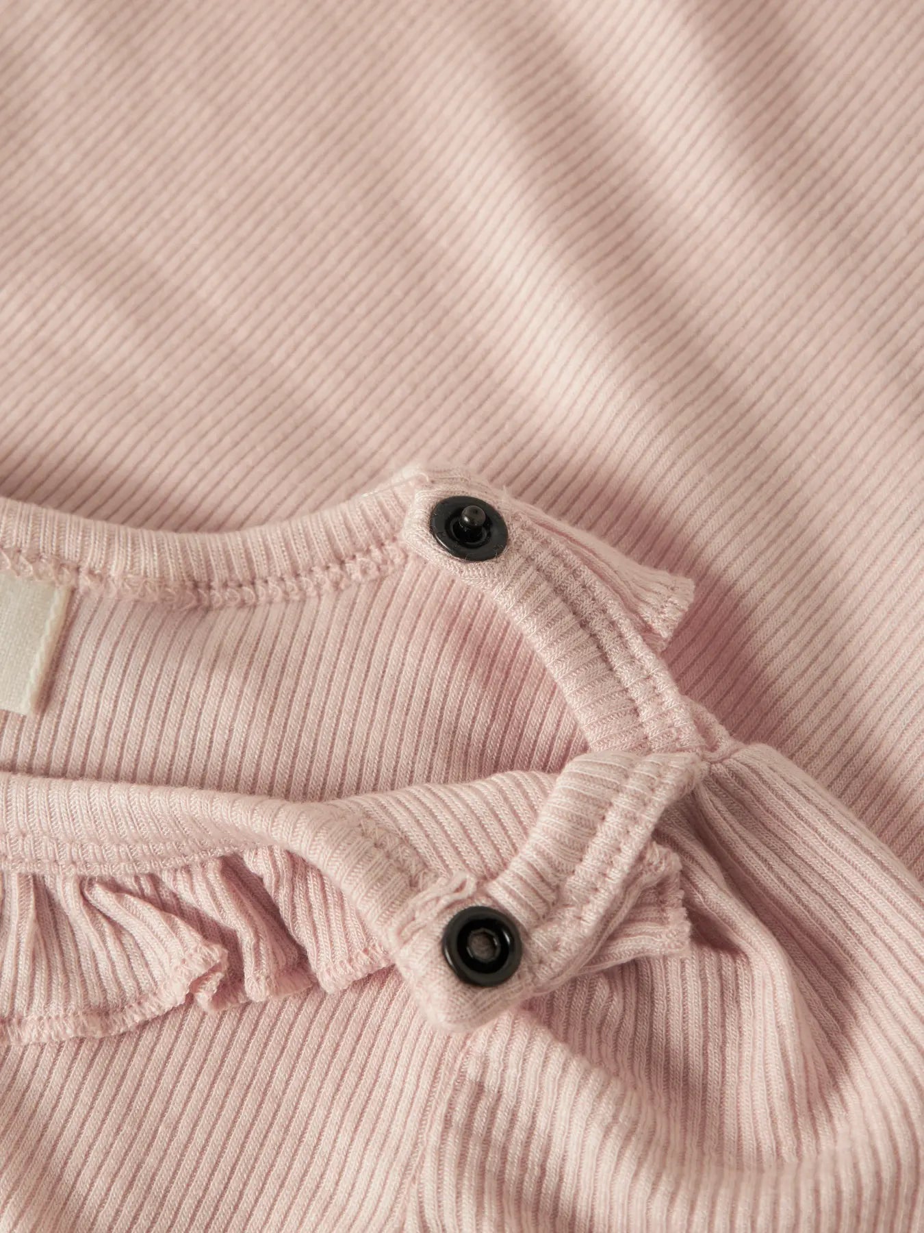Lil' Atelier - Lange Mouwen Romper Peach Whip