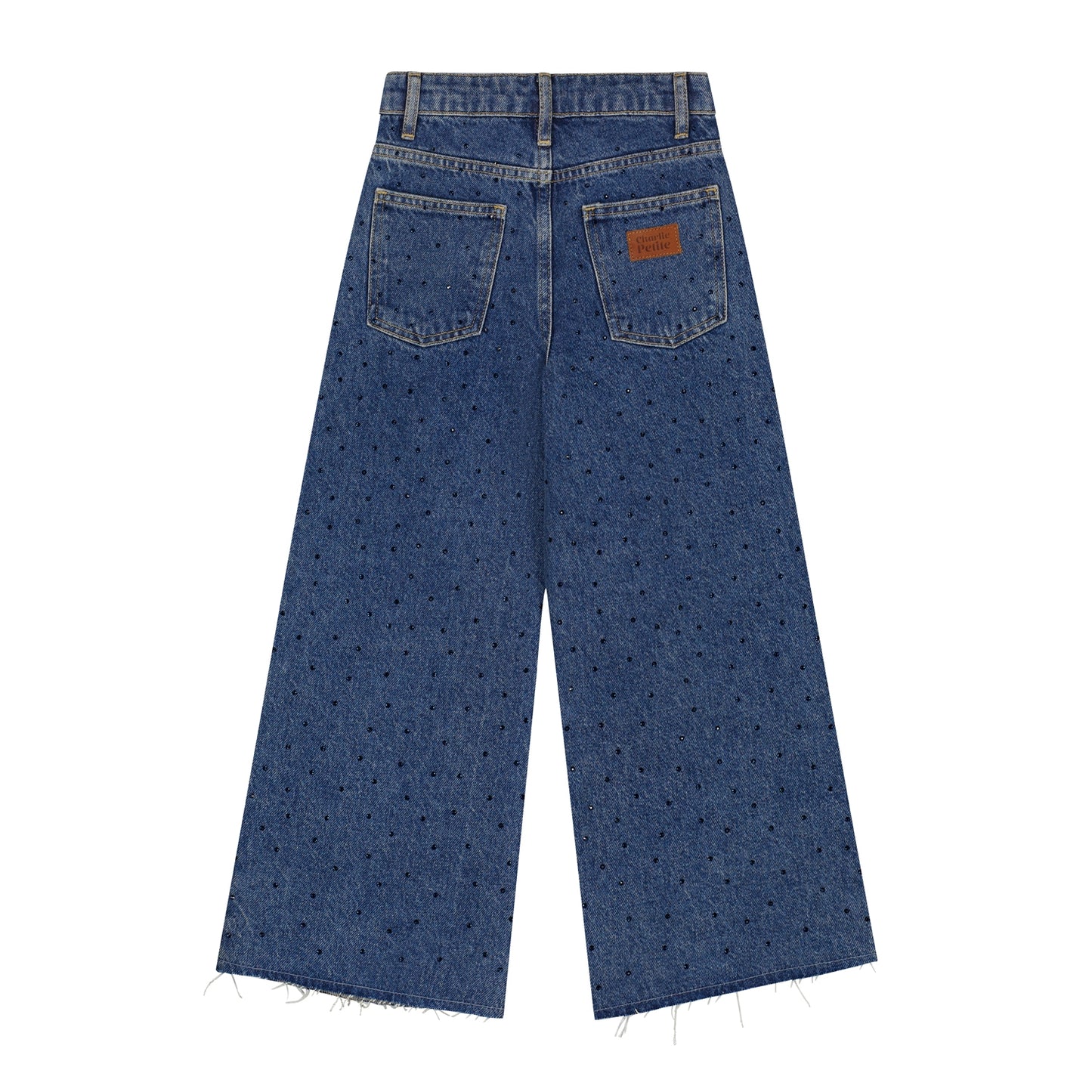Charlie Petite - Nic Jeans | Medium Blue | Wide Leg Kinderjeans