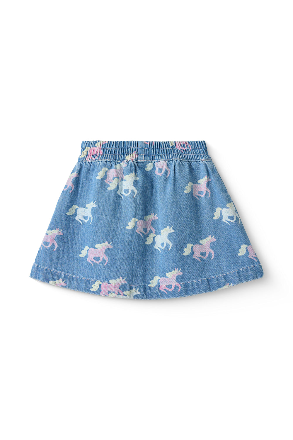 Copenhagen Colors – Denim Rok met Unicorn Print