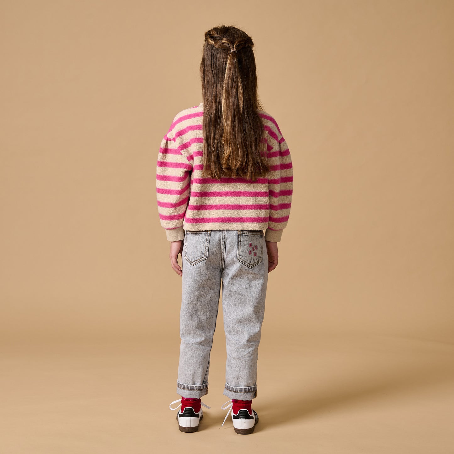 Petit Blush - Teddy Sweater Stripe