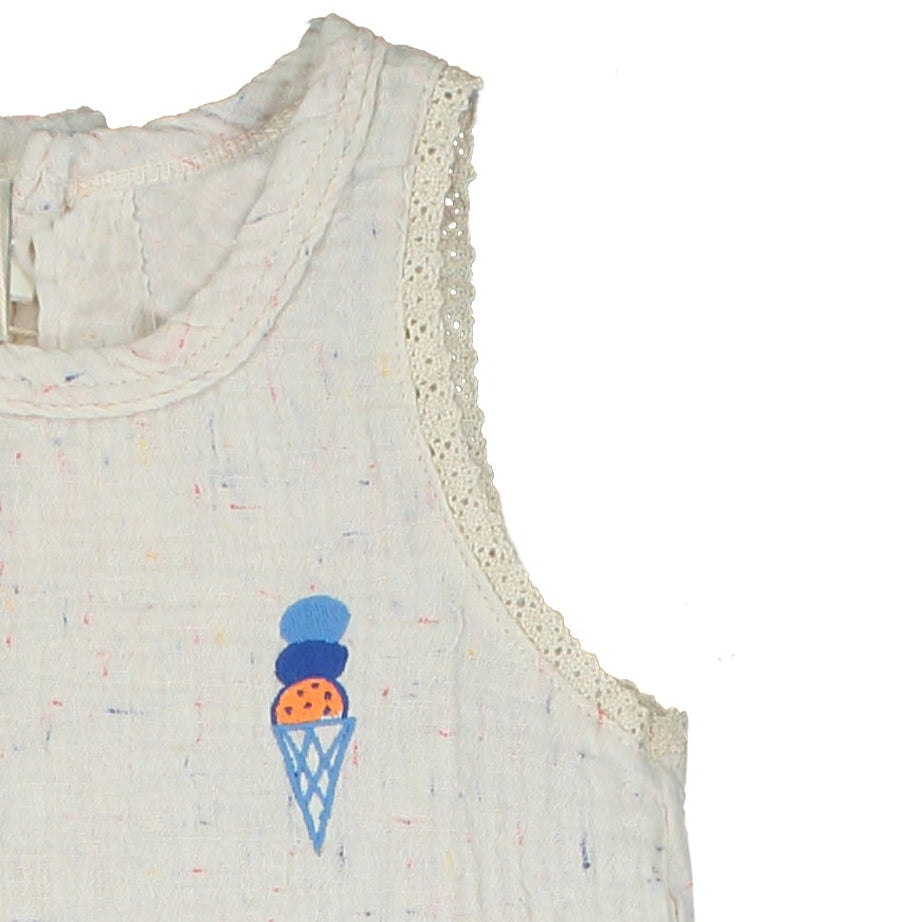 Lötikids - Woven Baby Top Ice Cream