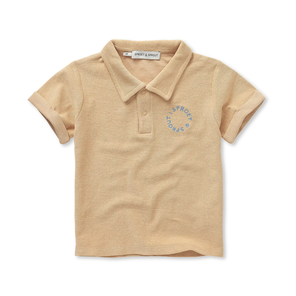 Sproet & Sprout - Terry polo shirt | Sand