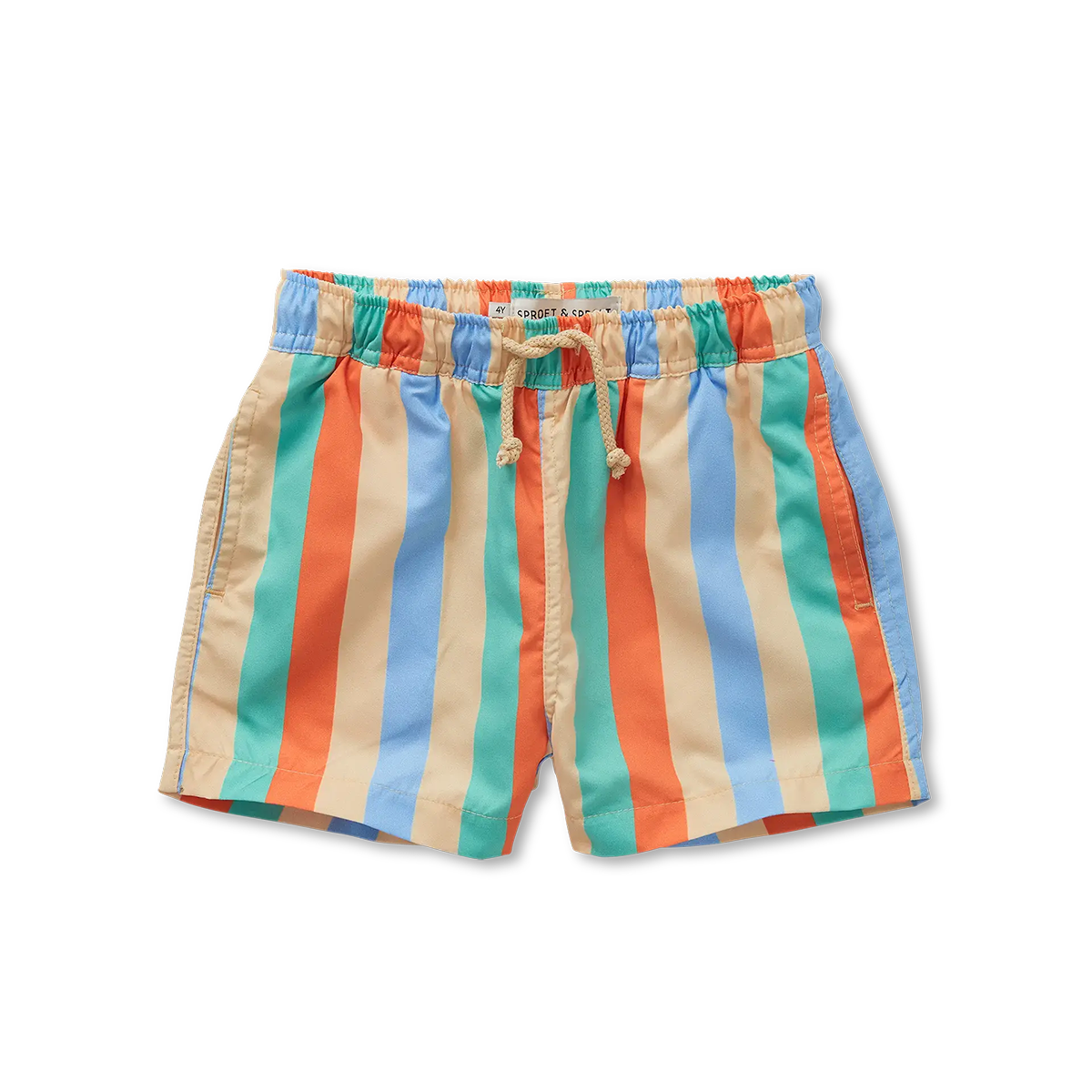 Sproet & Sprout - Swim shorts multi stripes | Sand