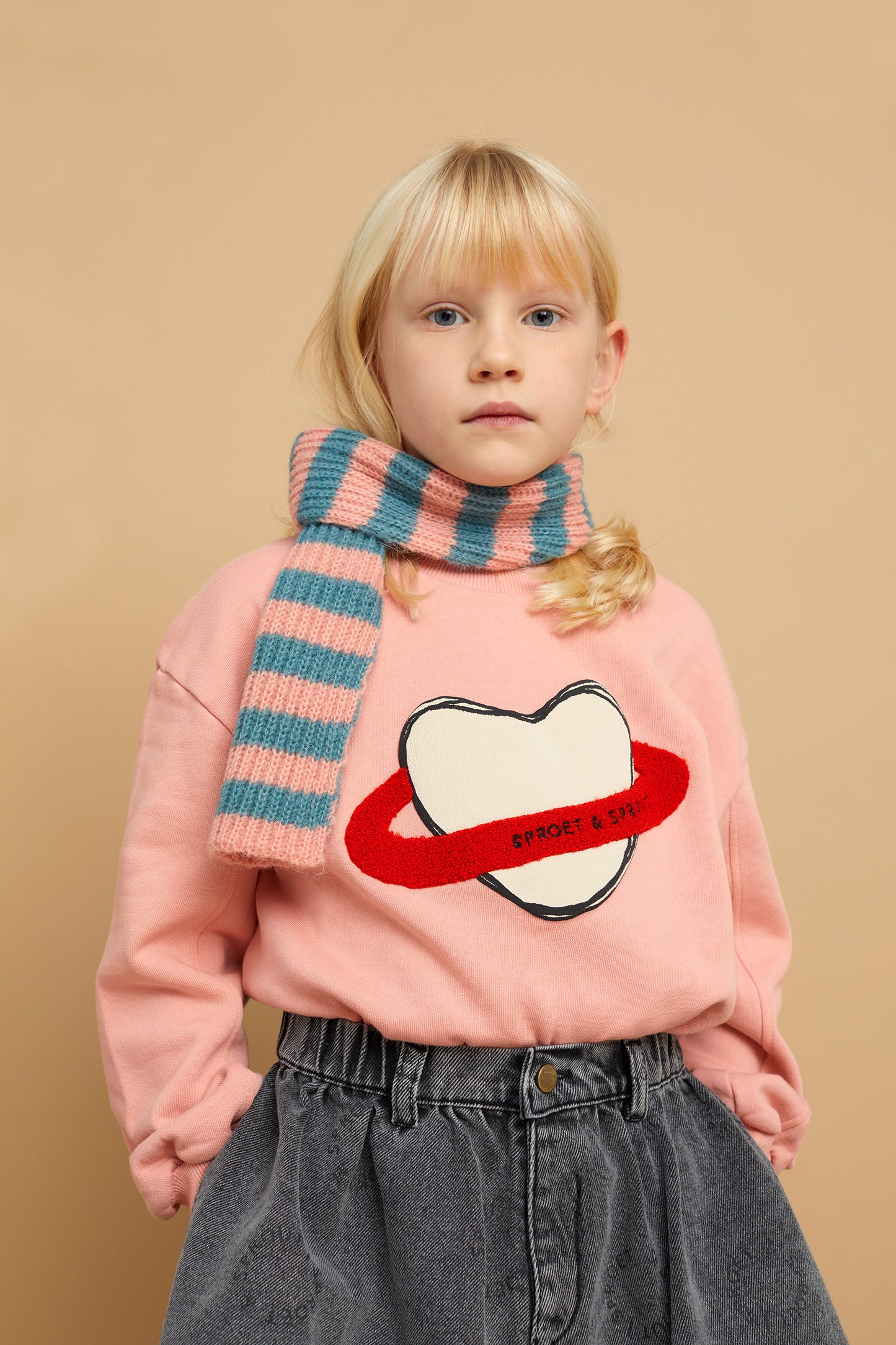 Sproet & Sprout - Sweatshirt heart saturn