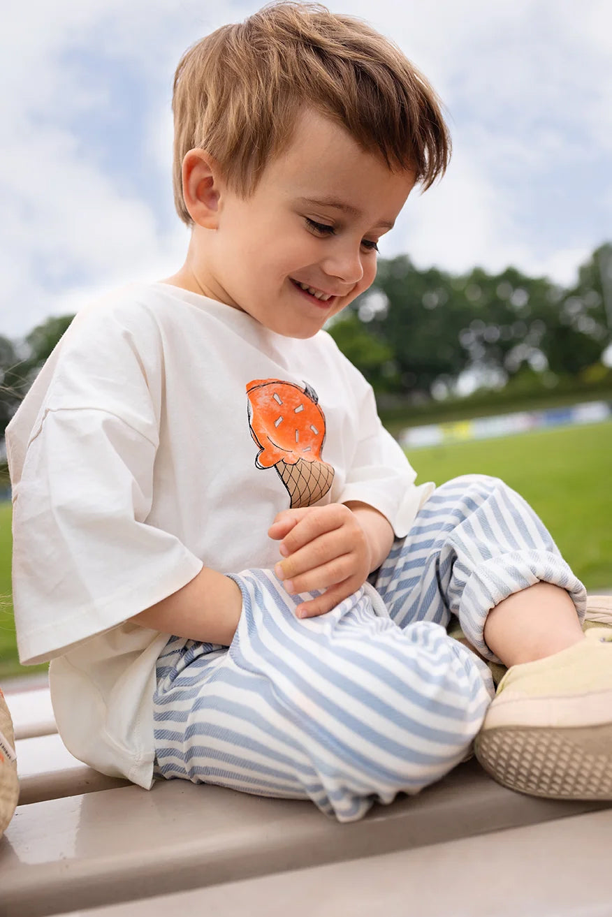 Sproet & Sprout - Jersey twill denim pants | Denim Blue