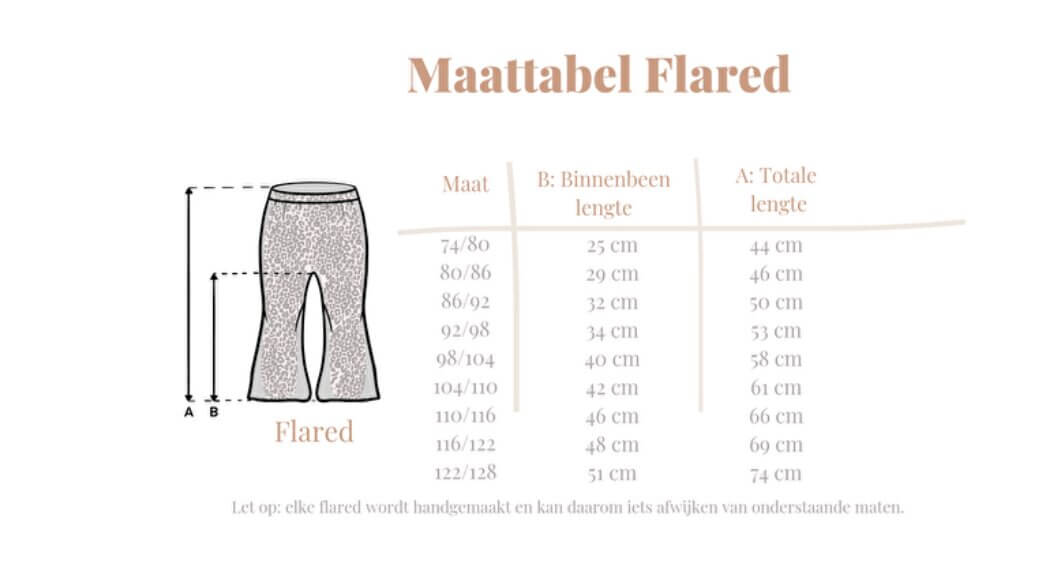 Flared Broek Herfst bloemen