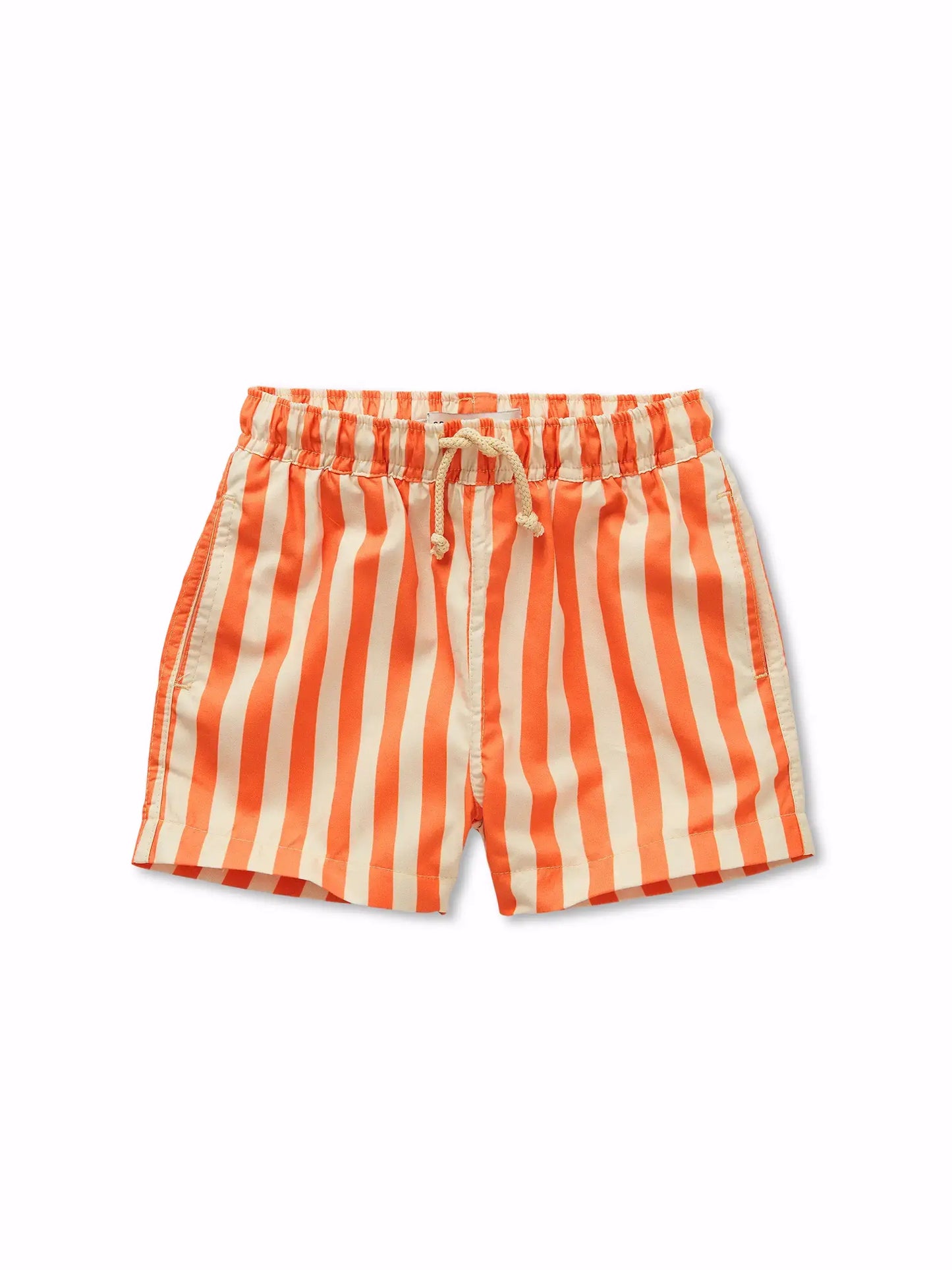 Sproet & Sprout - Swim Shorts Stripes | Sesame Orange