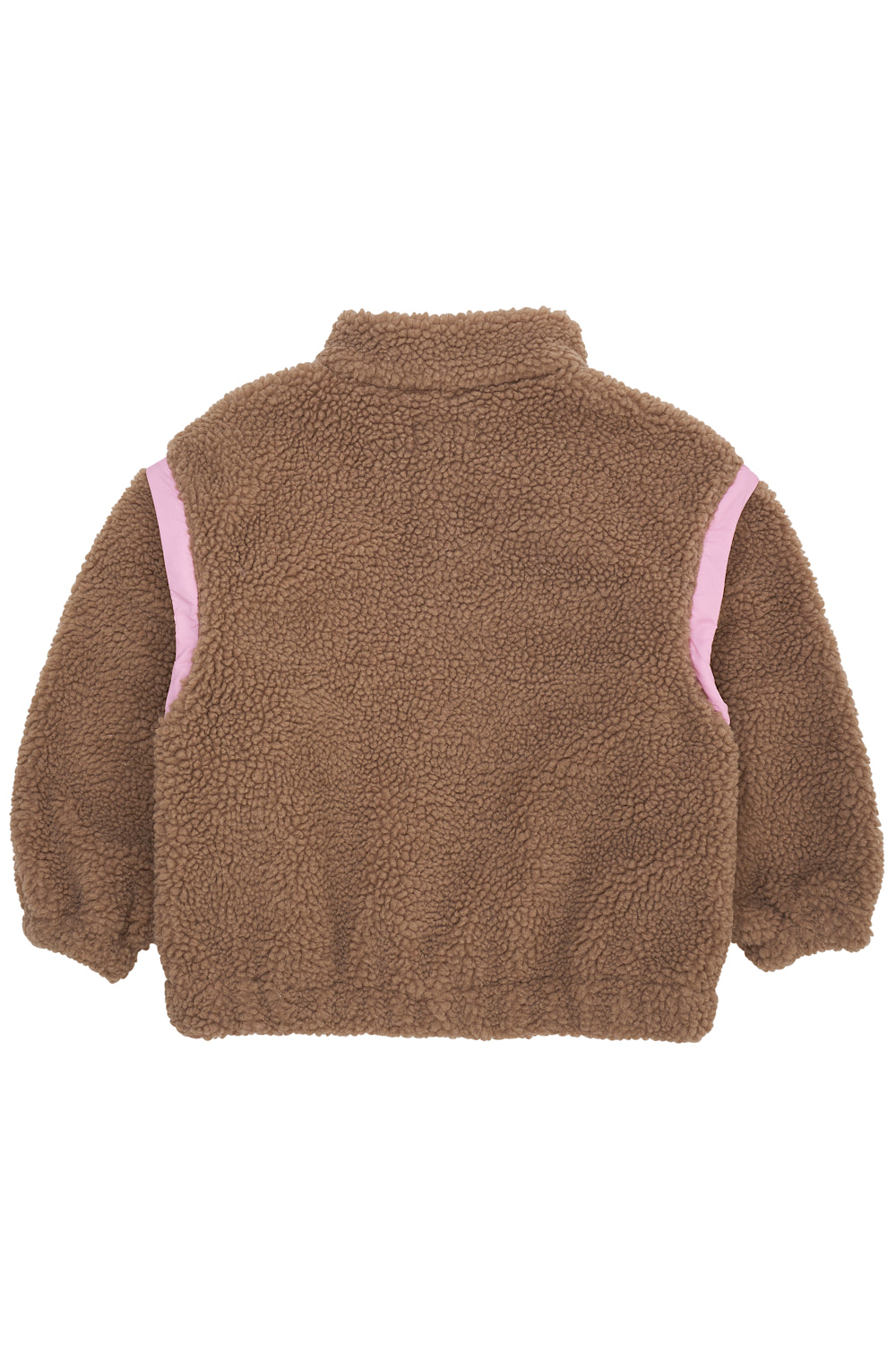 Copenhagen Colors - Teddy Jas met Afritsbare Mouwen (Natural/Pink Combi)