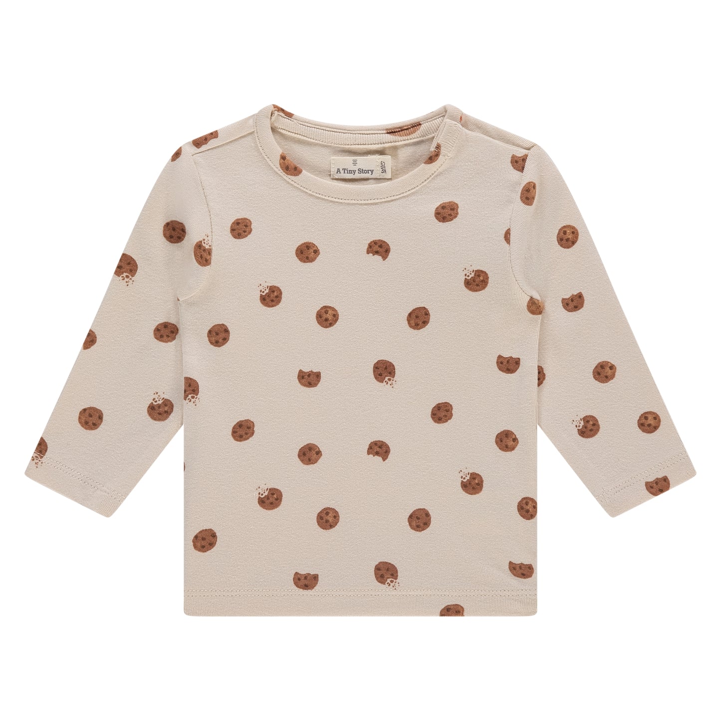 A Tiny Story - Baby Longsleeve Snow met cookies