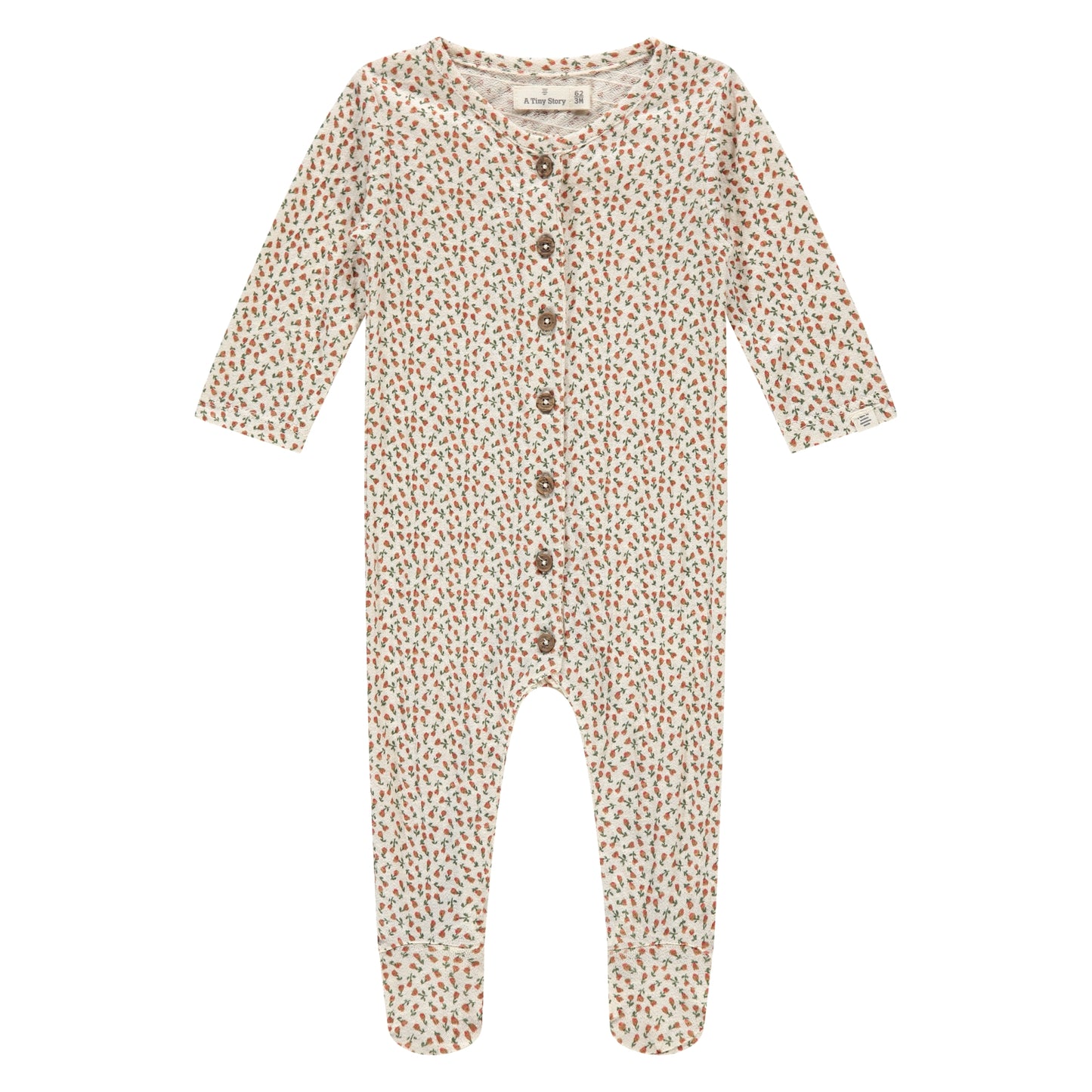 A Tiny Story - Baby Boxpak snow Flowers met voetjes