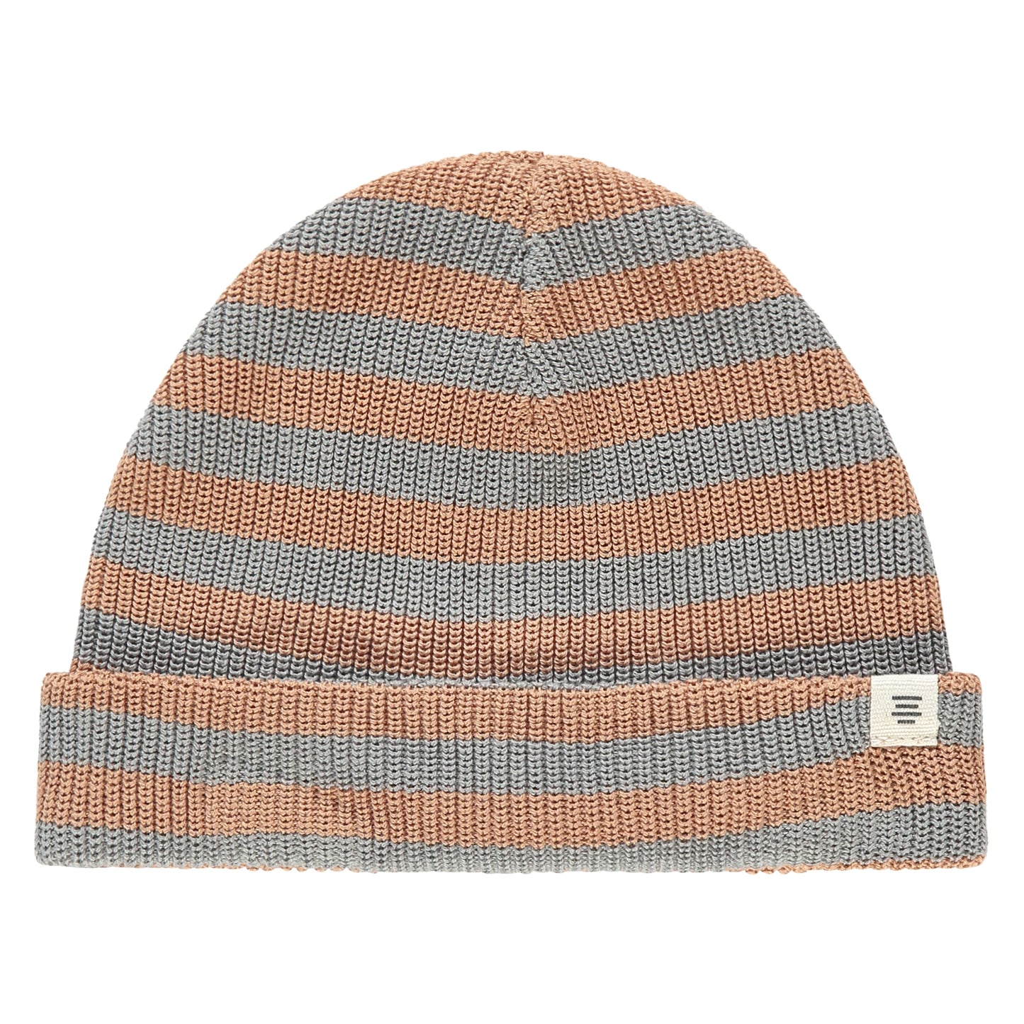 A Tiny Story - Newborn Muts Grijs Stripes Kantoen