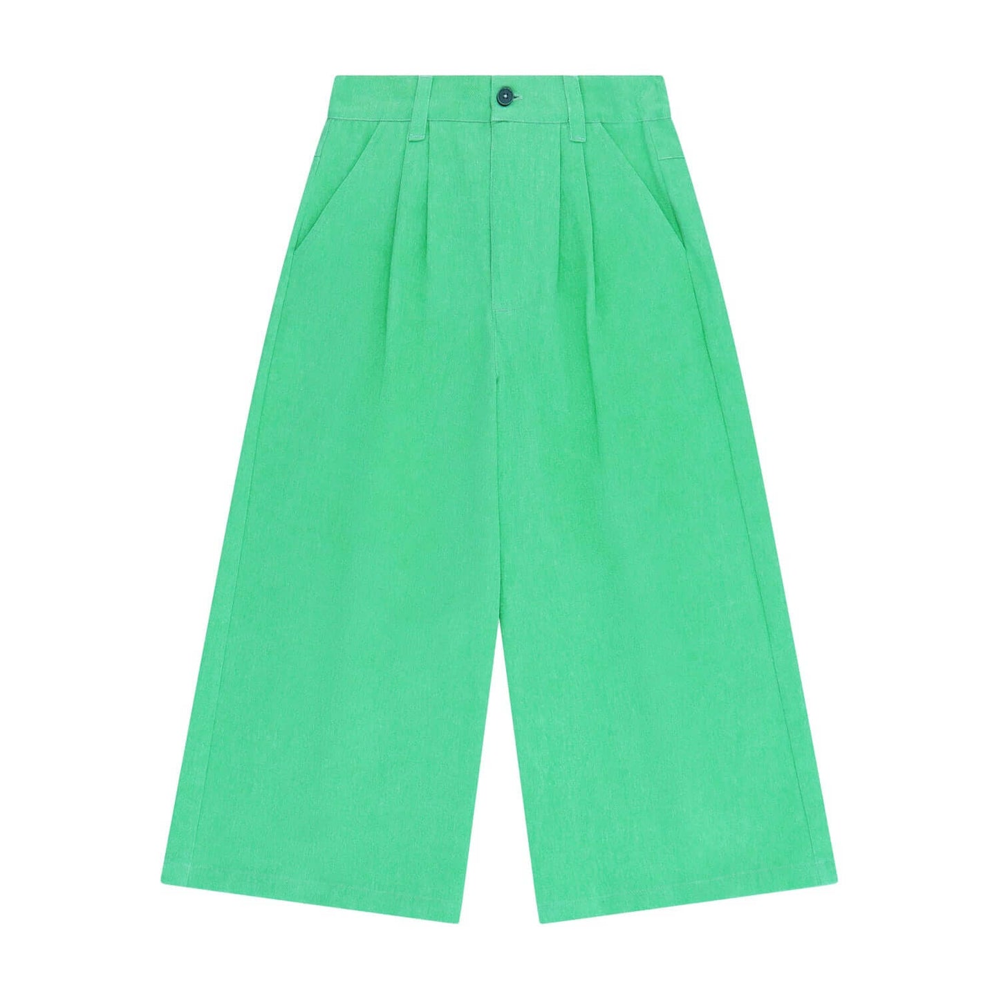 COS I SAID SO - Wide trouser twill Paradise groen