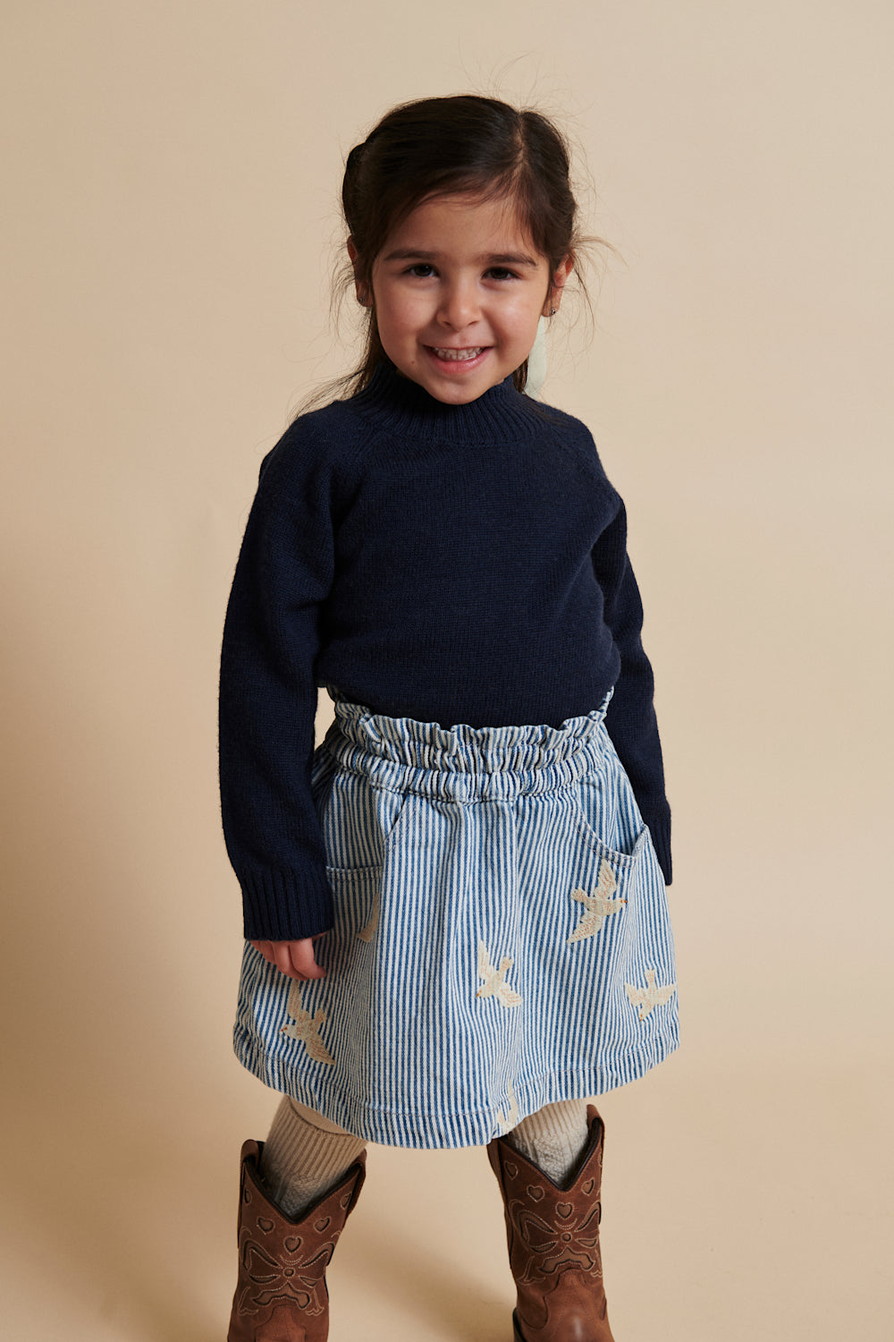 Copenhagen Colors – Twill Rok Denim Stripes
