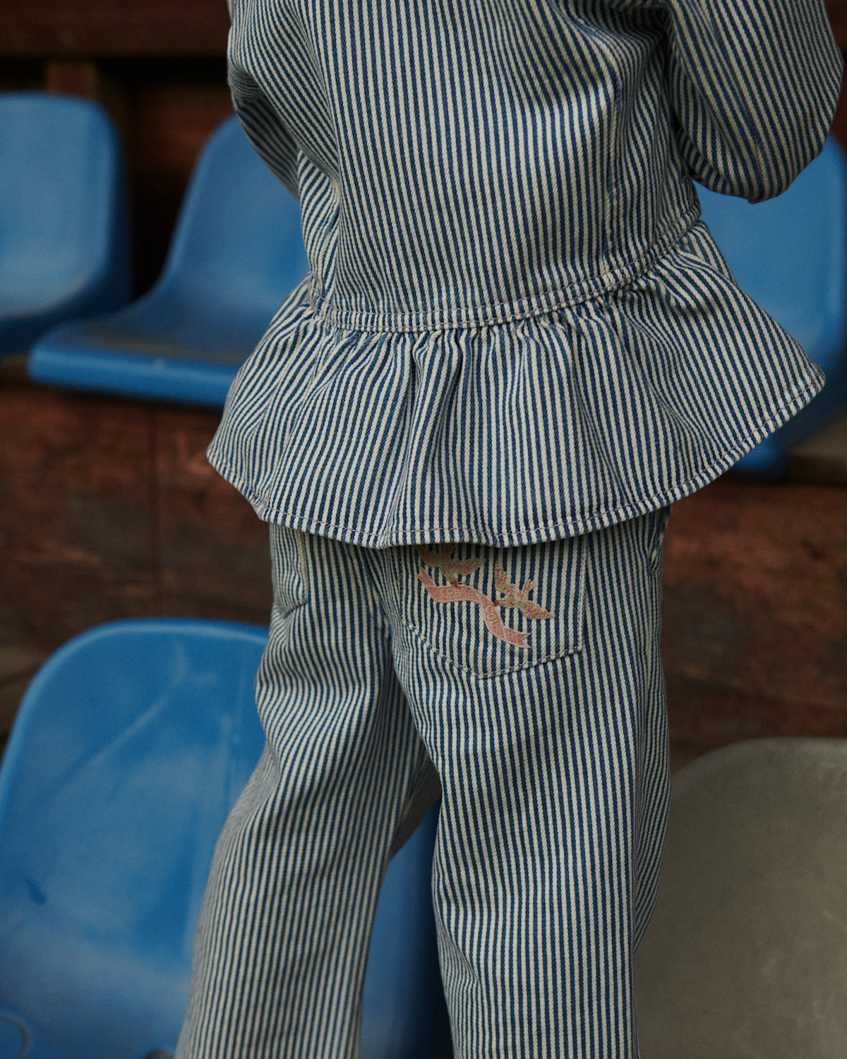 Copenhagen Colors – Twill Broek Denim Stripe