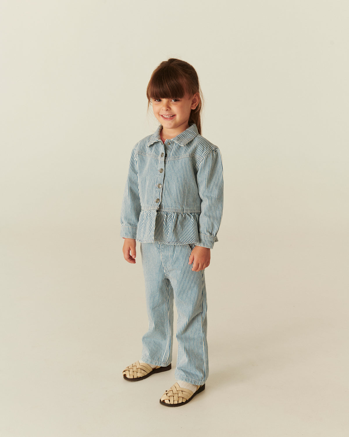 Copenhagen Colors – Twill Broek Denim Stripe