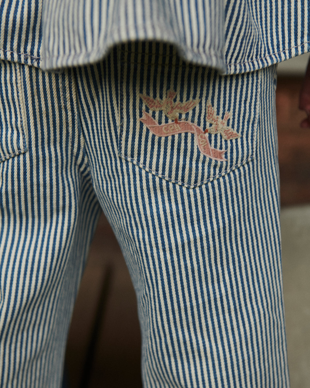 Copenhagen Colors – Twill Broek Denim Stripe