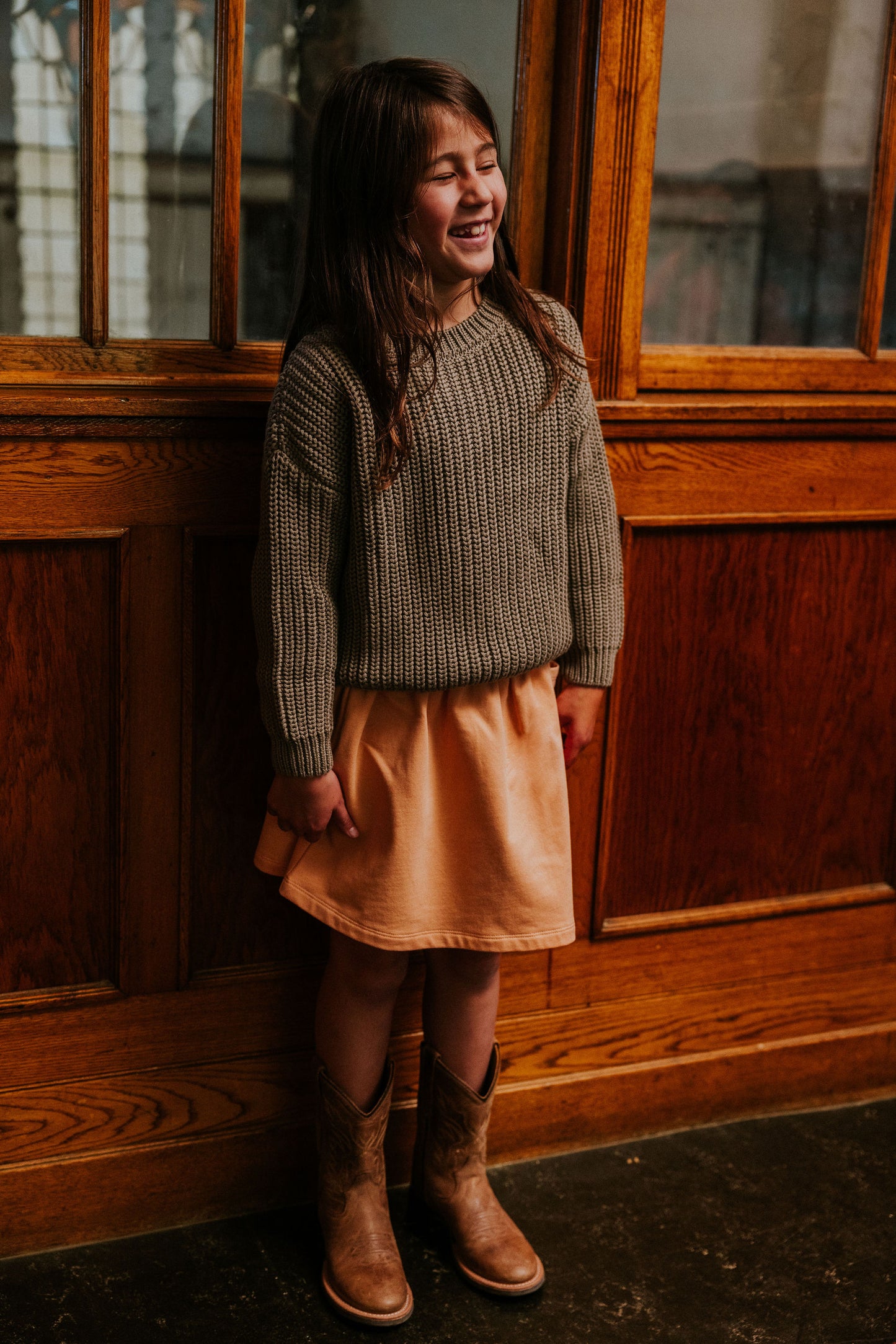 Yuki - Chunky Knitted Sweater Sage