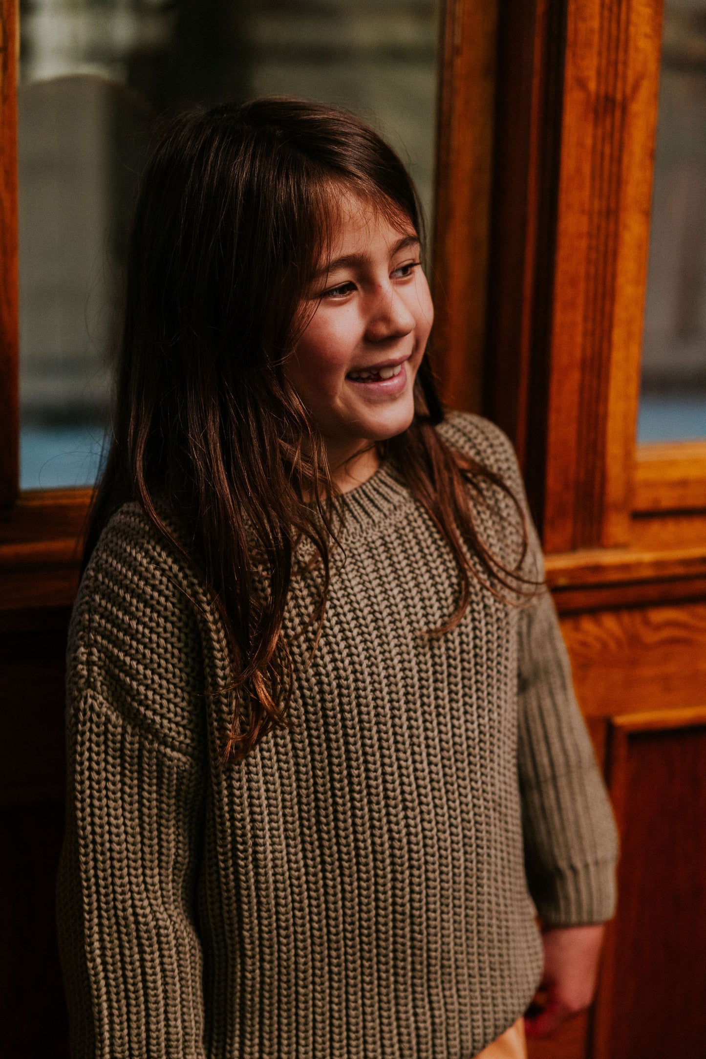 Yuki - Chunky Knitted Sweater Sage