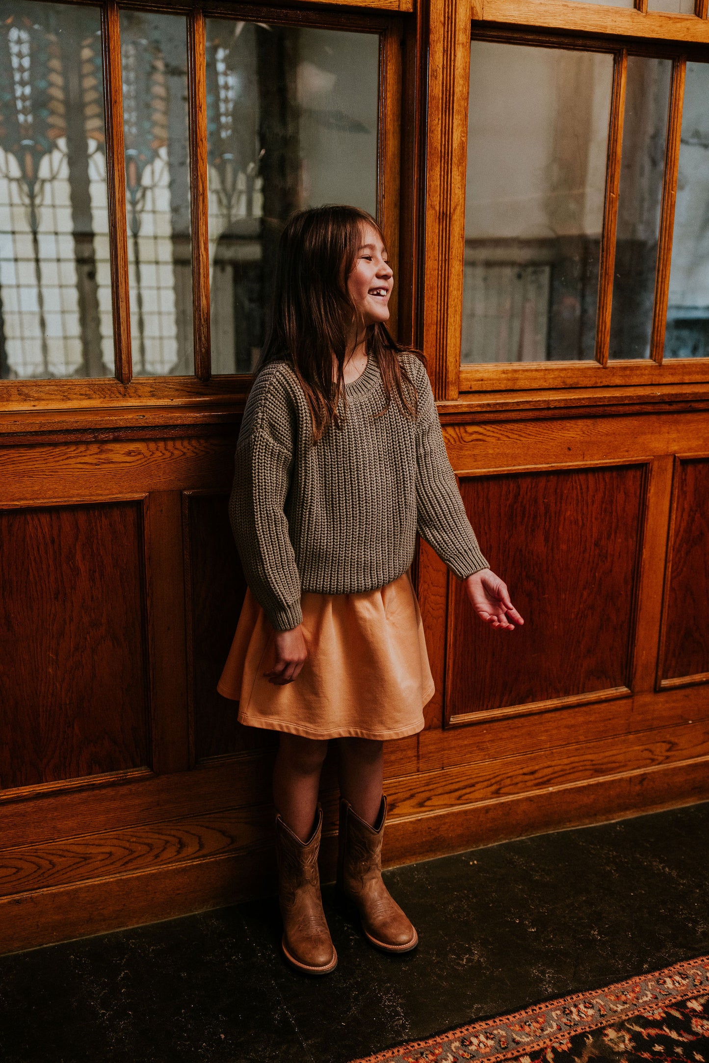 Yuki - Chunky Knitted Sweater Sage