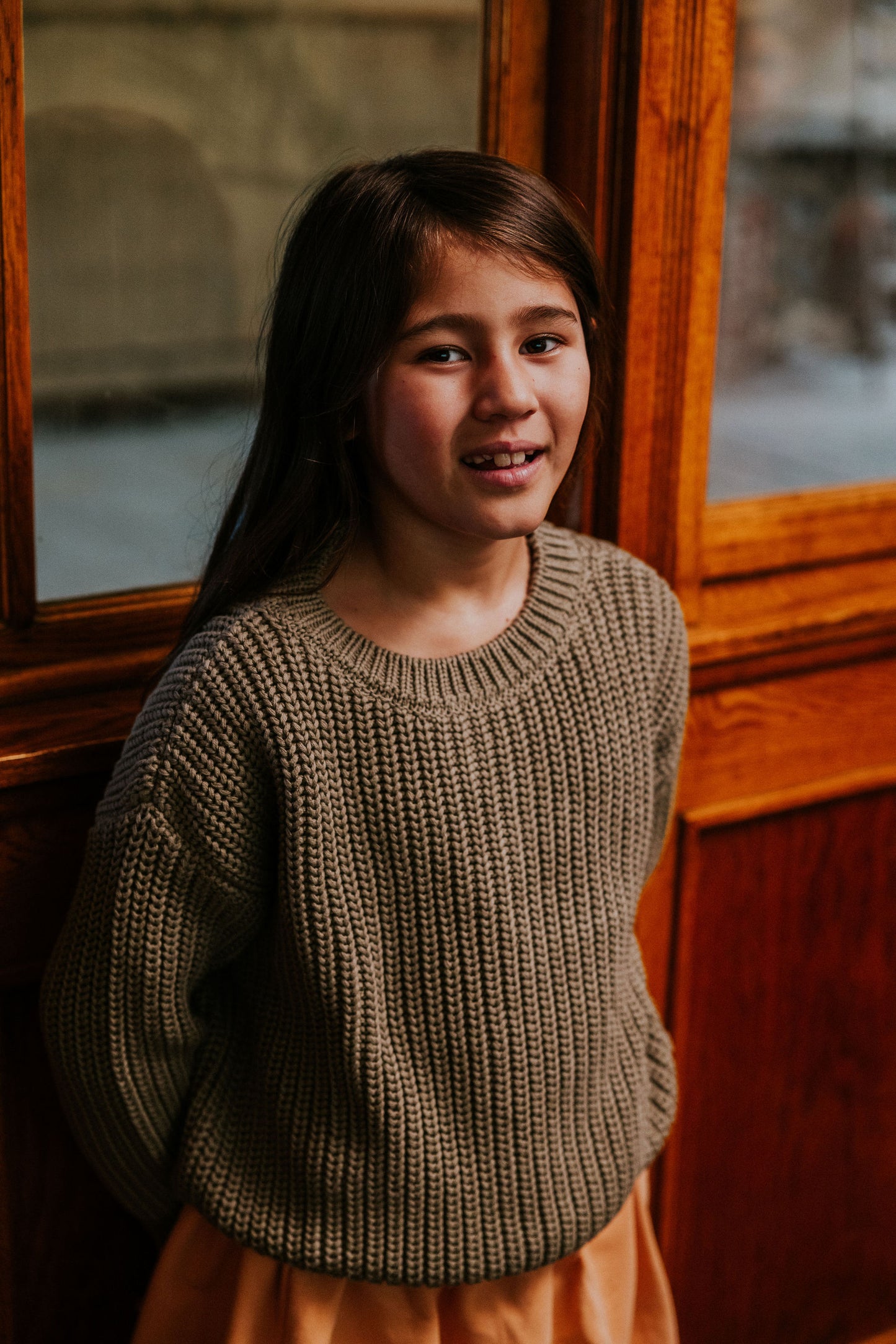 Yuki - Chunky Knitted Sweater Sage