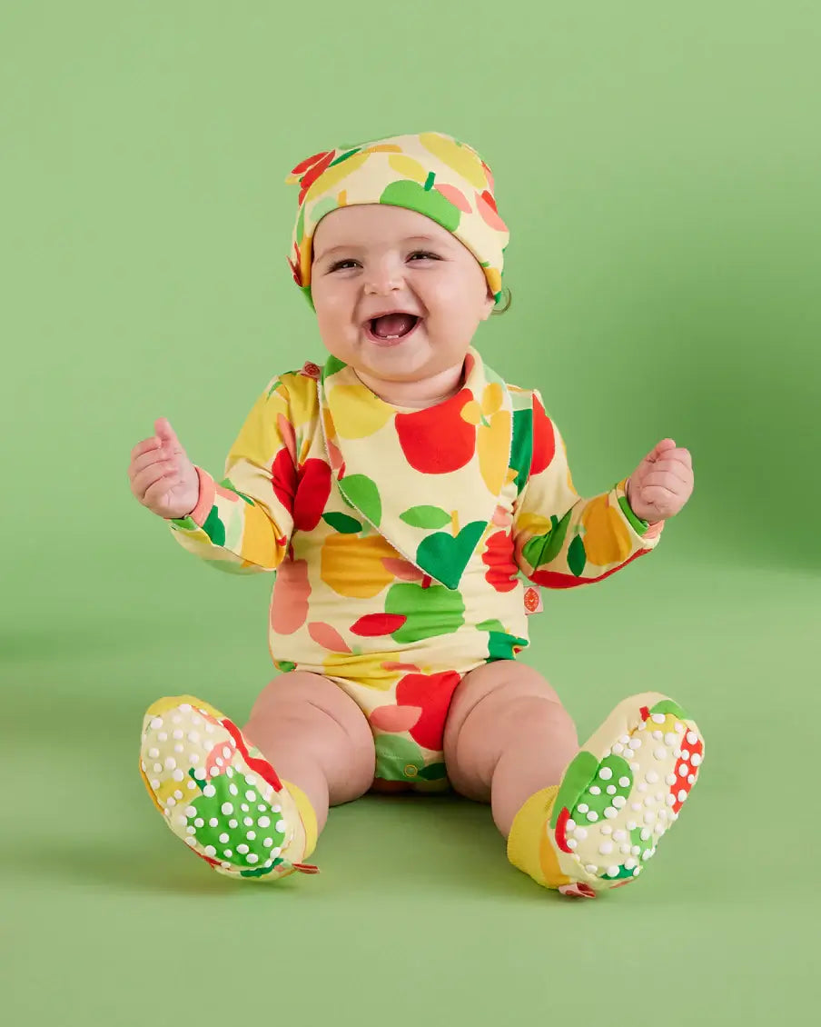 A Is voor Apple Baby Rompertje met lange mouwen