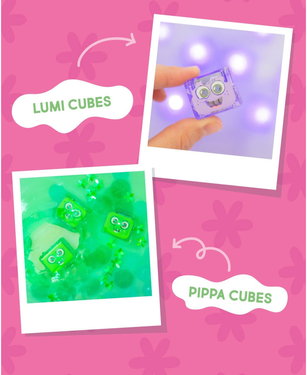 Glo Pals - Pippa Pal Light-Up Cubes (lichtgevend badspeelgoed)