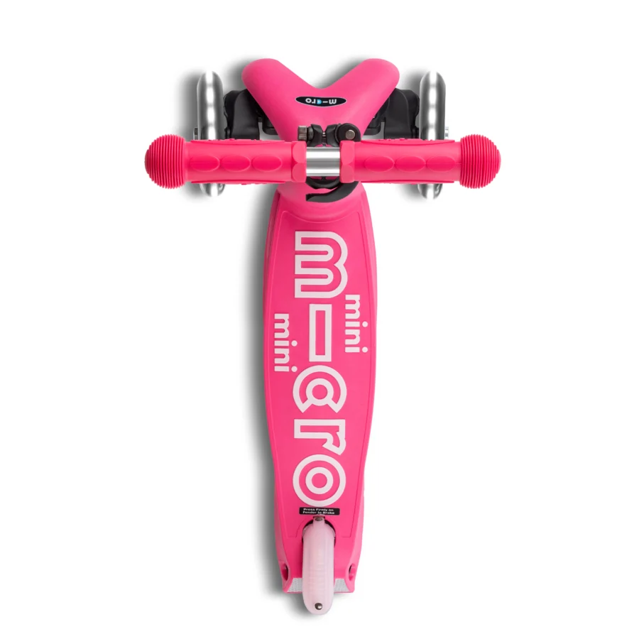 Micro Step - Mini Micro Step 3-Wiel Kinderstep Deluxe inklapbaar LED Roze