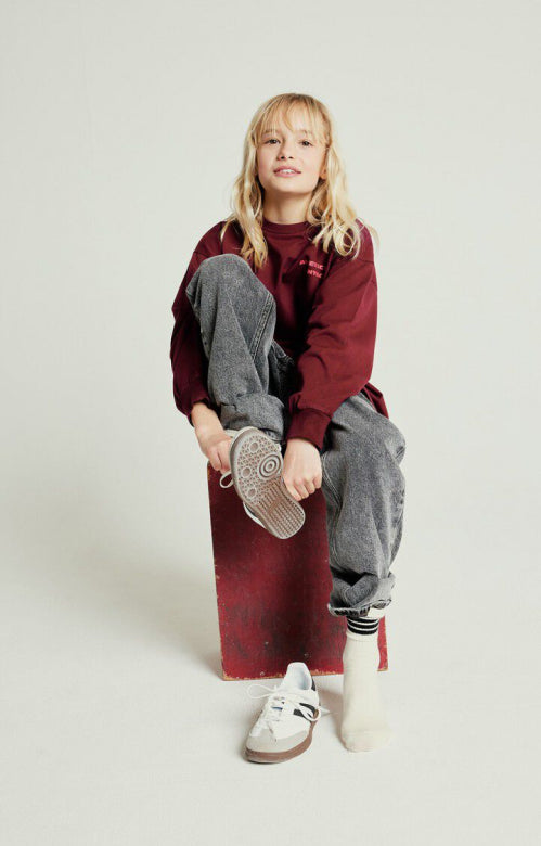 American Vintage - Fizvalley Longsleeve Bordeaux Vintage