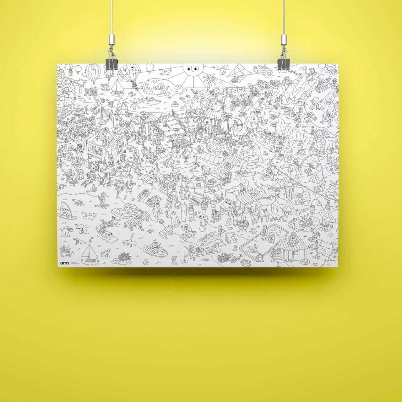 XXL OMY kleurposter I love summer