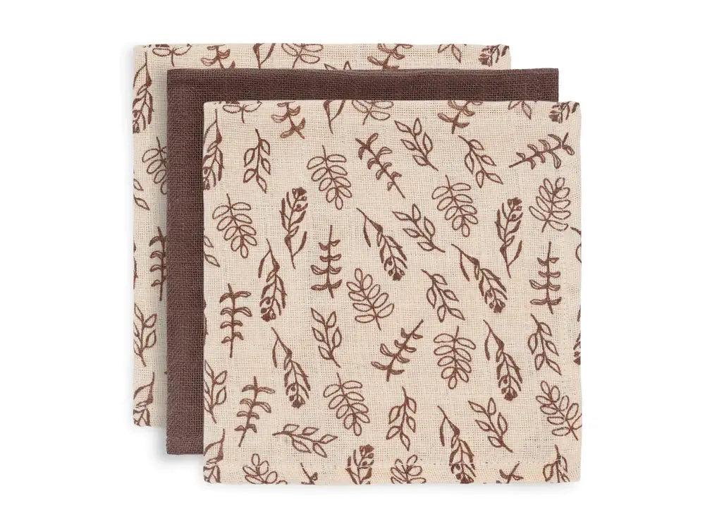 Jollein Hydrofiel Monddoekje - Meadow Chestnut (3 Stuks)