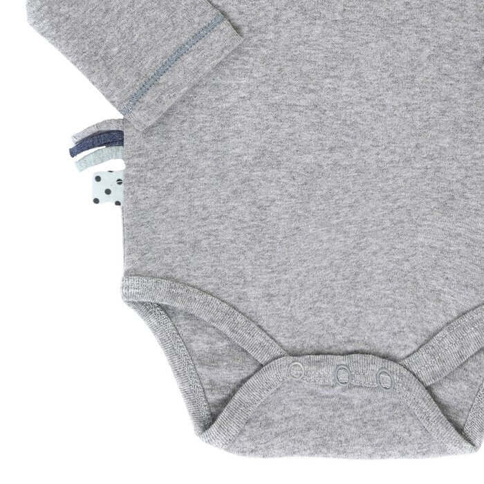 OrganicEra Baby Romper Bodysuit, grijs