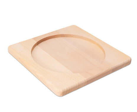 Rotondebord met 10 hout rotondes