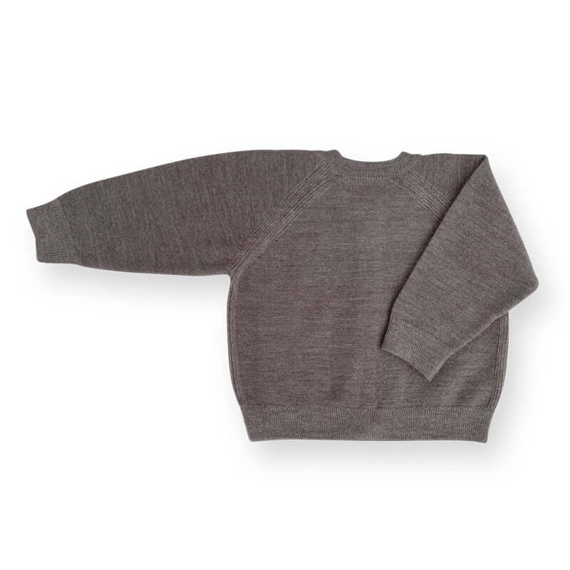Merino Cardigan Gosi Bunny Brown