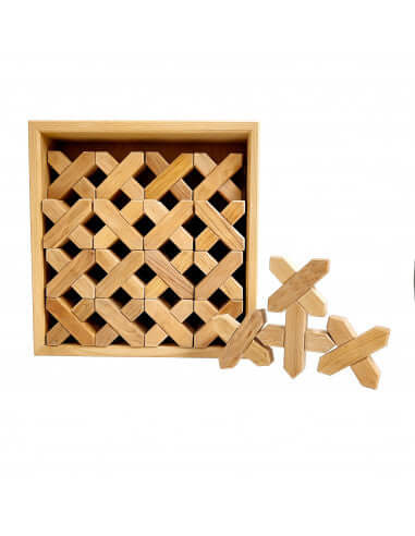 X-Blokken Hout 48 stuks