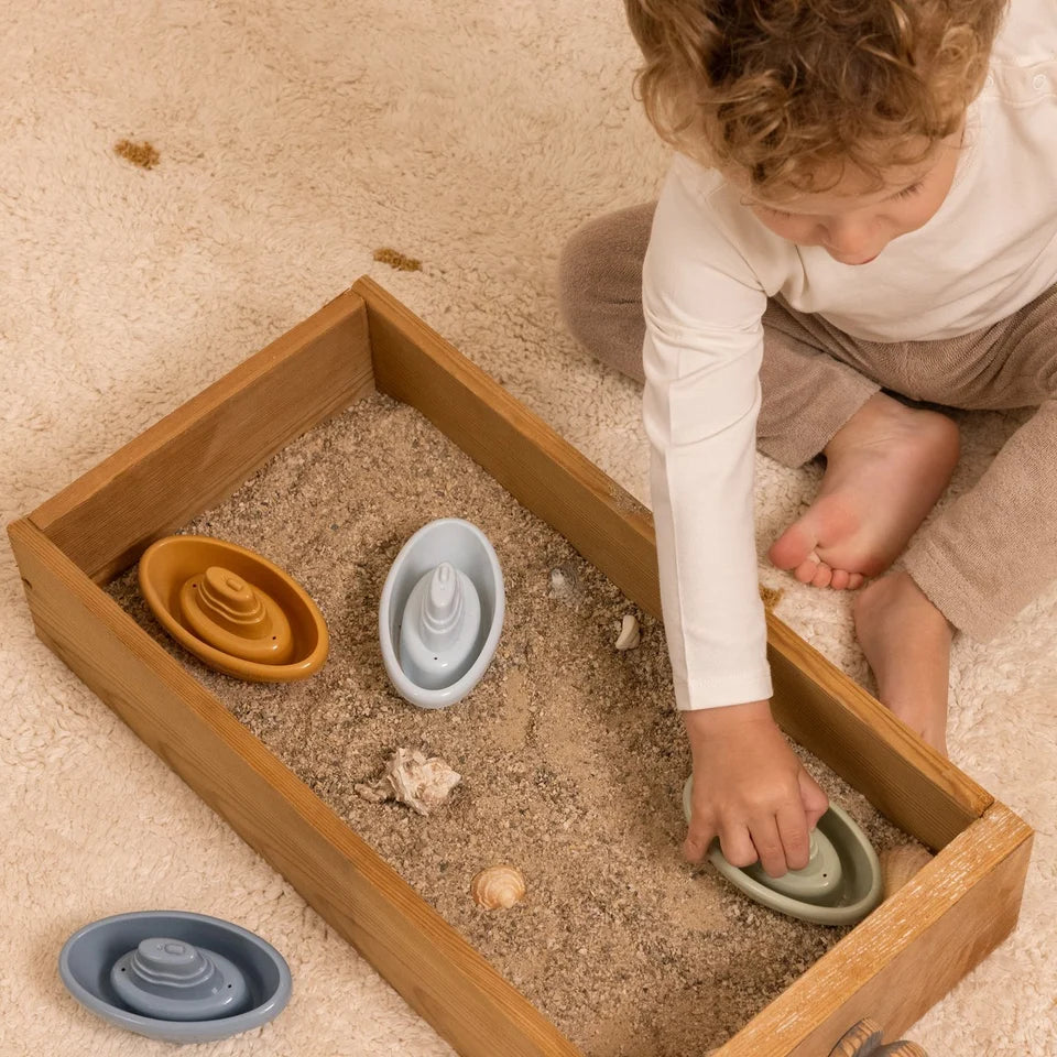 Little Dutch - Stapelbare Badbootjes | Blauw