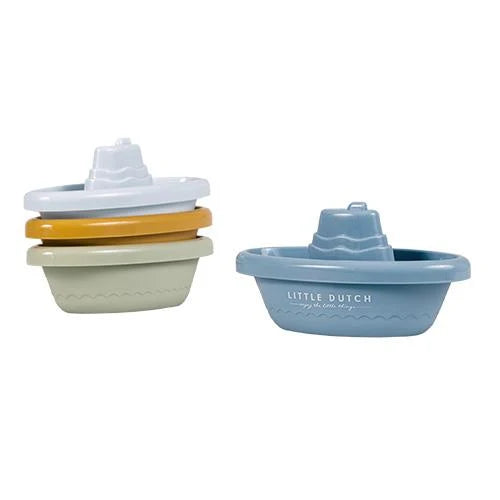 Little Dutch - Stapelbare Badbootjes | Blauw
