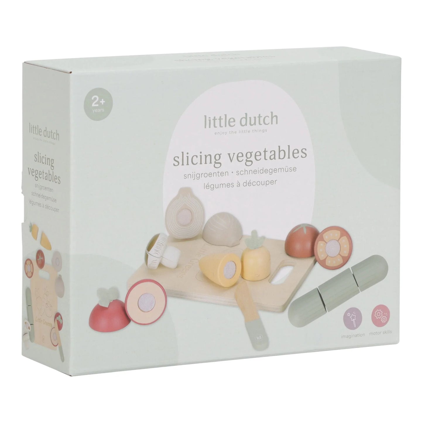 Little Dutch - Houten snijgroenten | Meerkleurig | Essentials