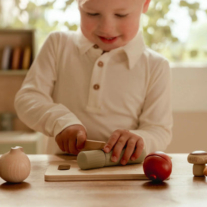 Little Dutch - Houten snijgroenten | Meerkleurig | Essentials