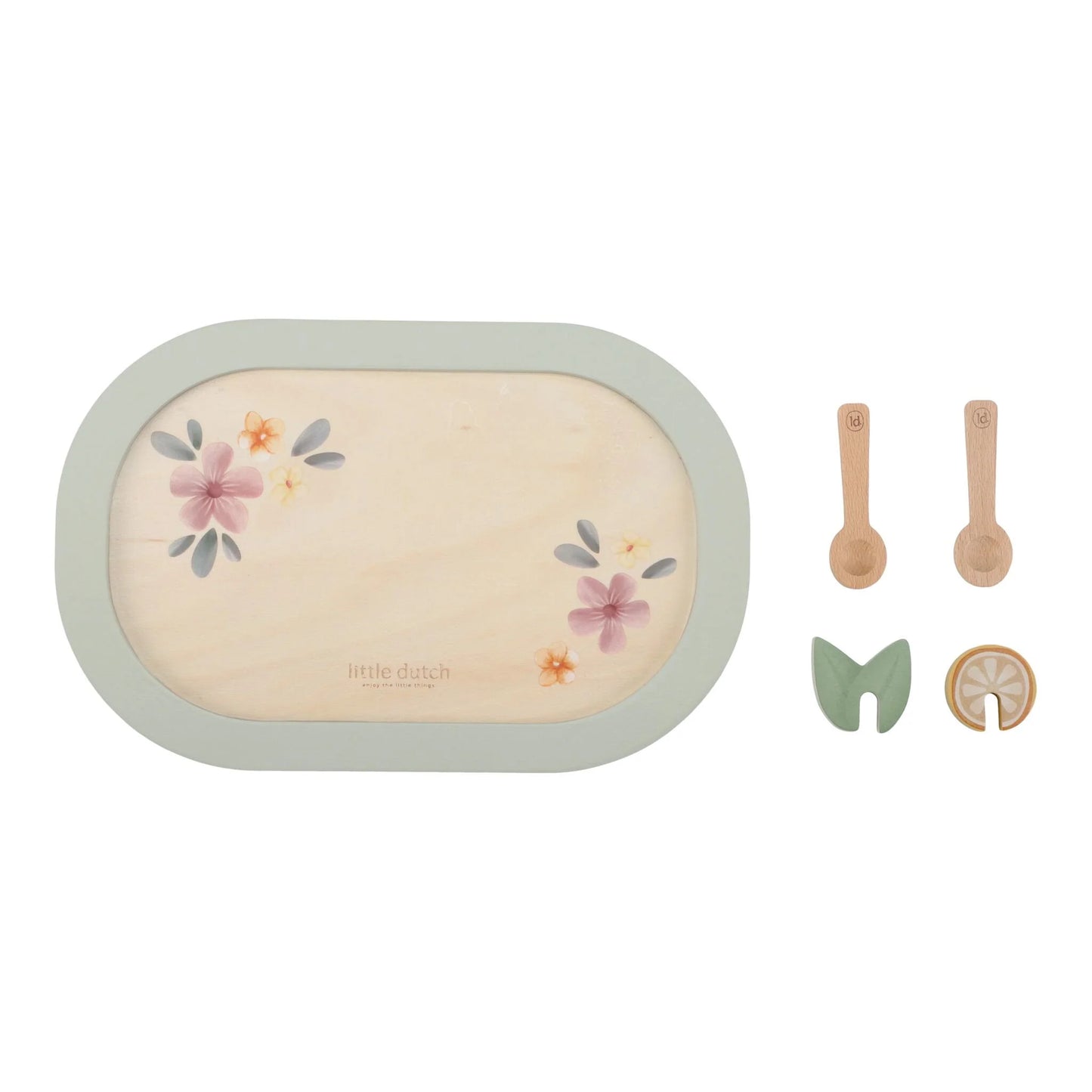 Little Dutch - Houten theeservies | Meerkleurig | Essentials